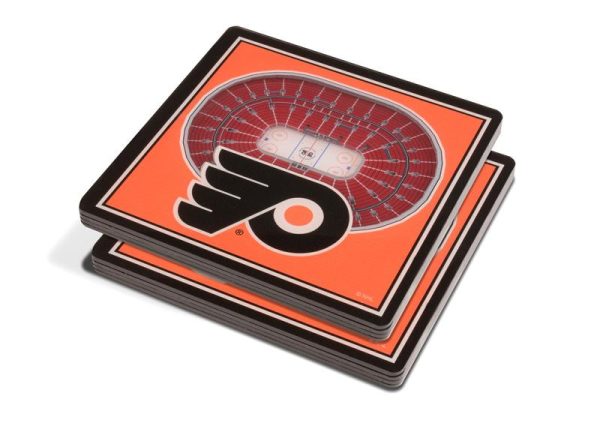 NHL Philadelphia Flyers 3D StadiumViews Coasters Hot on Sale