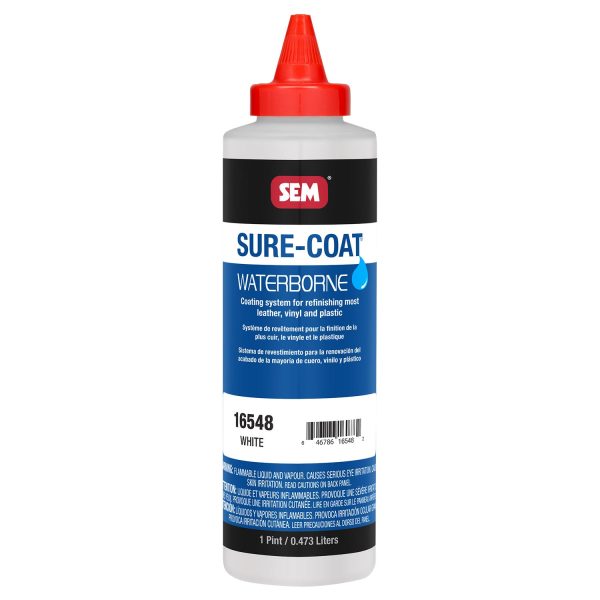 Sure-Coat - 2.8 VOC Compliant Waterborne Coating, White, 1 Pint For Discount
