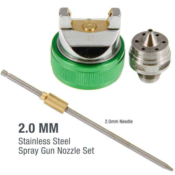 2.0 Needle, Nozzle, Air Cap Set for The G6600 Series Spray Gun Sale - Image 2