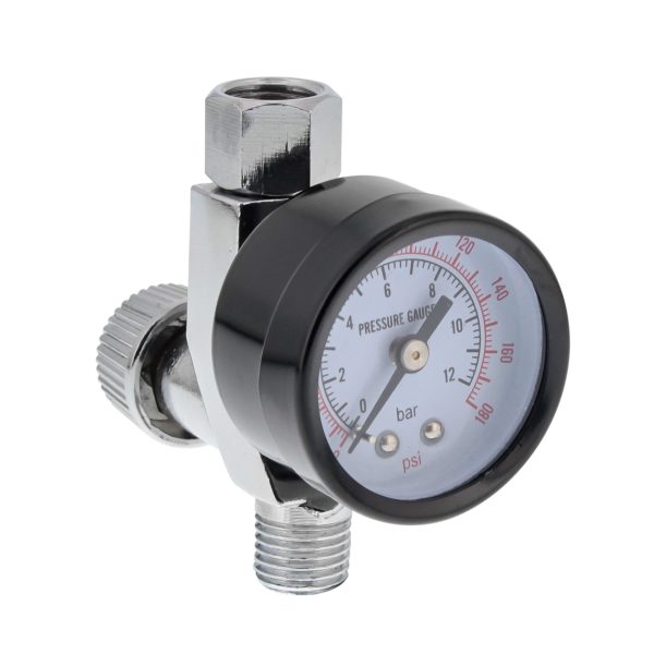 Air Adjusting Valve Regulator with Glass Gauge Fashion